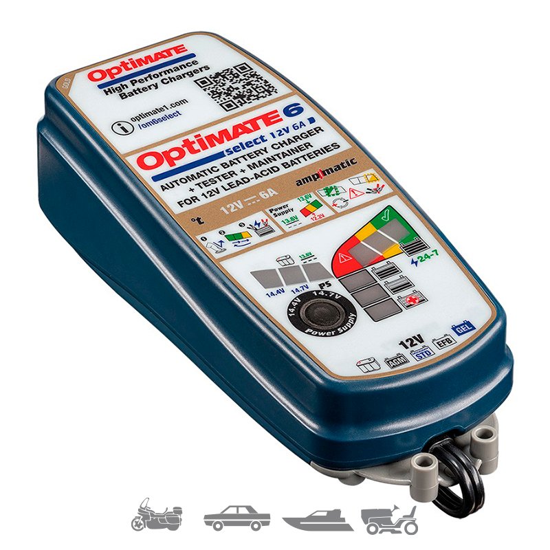 Carregador/Mantenedor de baterias Optimate 6 Seleccionar TM-370