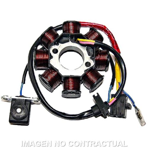 Stator SGR Monofase 8 Polos com pick-up 1 cabo Kymco