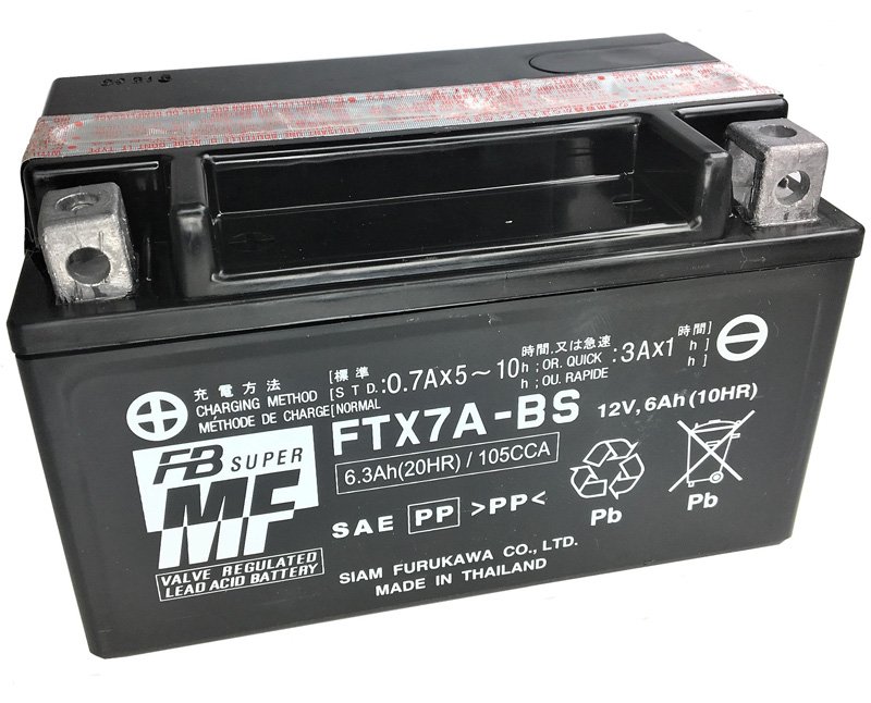 Batería Furukawa FTX7A-BS Sin Mantenimiento
