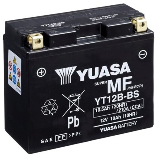 Bateria Yuasa YT12B-BS Sin Mantenimiento