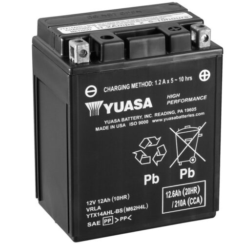 Bateria Yuasa YTX14AHL-BS Alto Rendimento