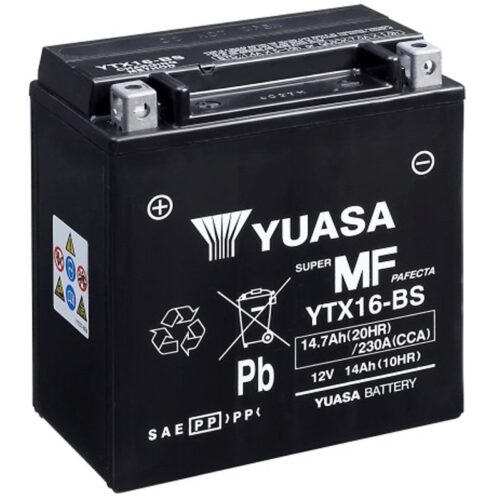 Bateria Yuasa YTX16-BS Sin Mantenimiento