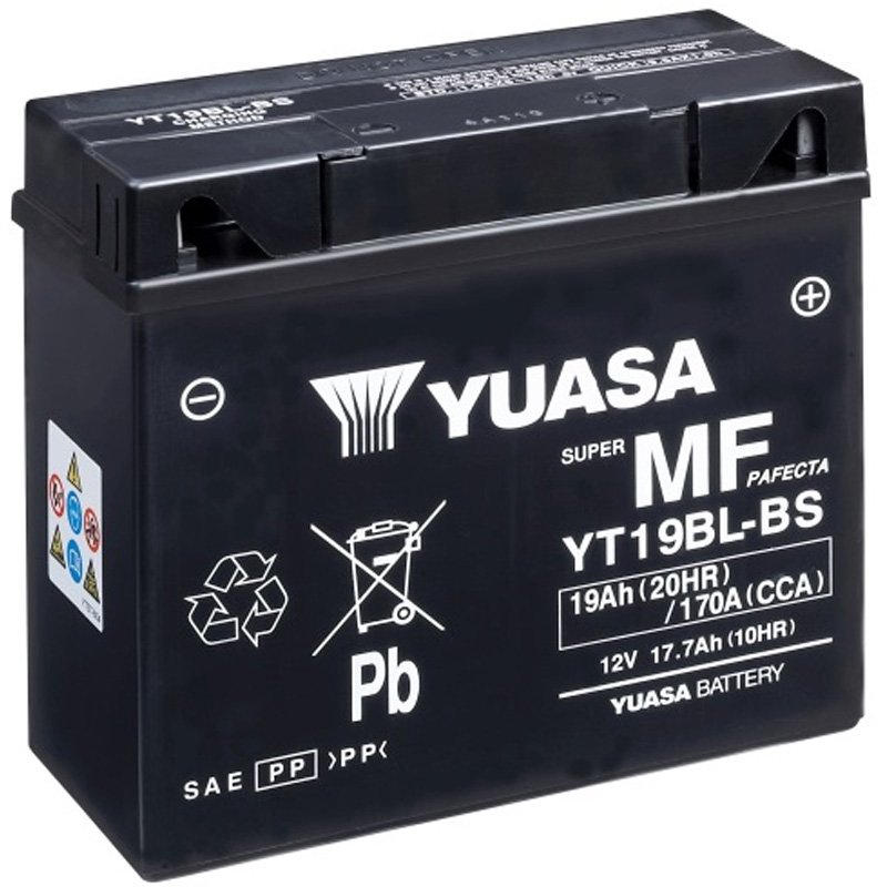 Bateria Yuasa YT19BL-BS Sin Mantenimiento