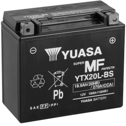 Bateria Yuasa YTX20L-BS Sin Mantenimiento