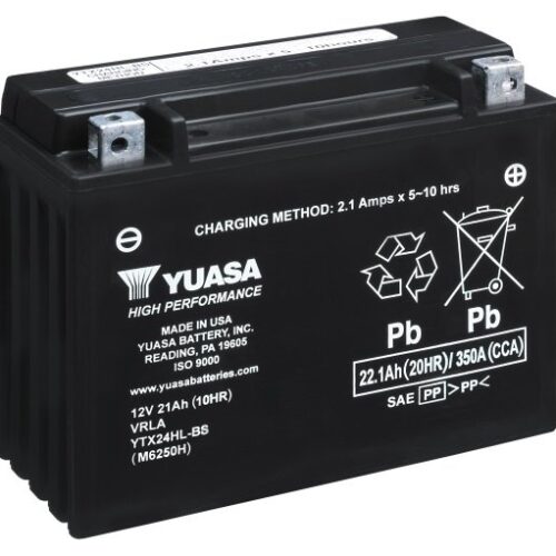 Bateria Yuasa YTX24HL-BS Alto Rendimento