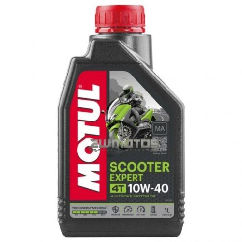 Óleo Motor Semi-sintético 4T, 10W40, 1L, Scooter Expert – Motul