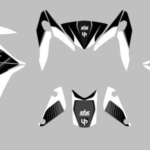 Kit Deco UP Maximize Preto-Branco Honda CB500F