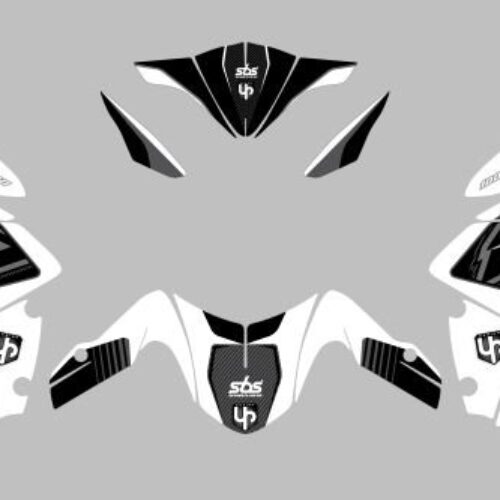 Kit Deco UP Maximize Preto-Branco Honda CB1000R