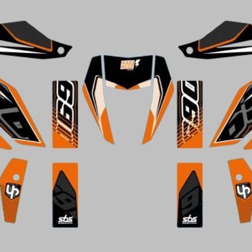 Kit Deco UP Maximize Preto-Laranja KTM Duke 690