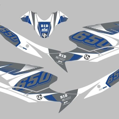 Kit Deco UP Maximize Cinzento-Branco Suzuki SV650