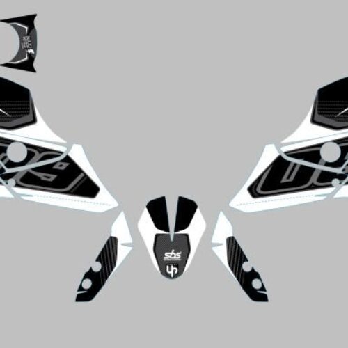 Kit Deco UP Maximize Preto-Branco Yamaha MT09 — 10YA6921451