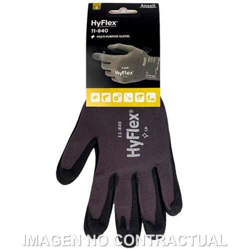 LUVAS ANSELL HYFLEX 11-840 Pro TAMANHO 8 (medida M)