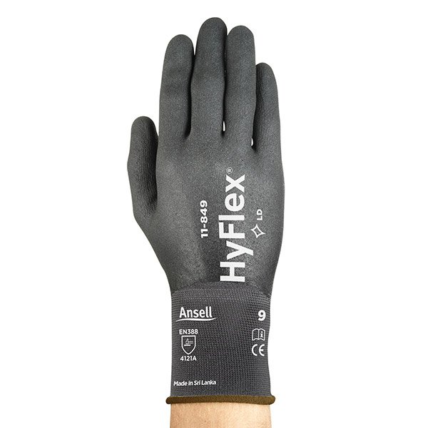 LUVAS ANSELL HYFLEX 11-849 TAMANHO 9 (medida L)