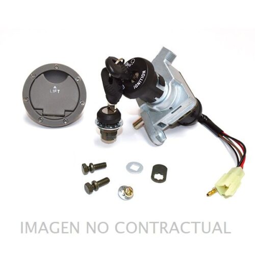 Kit chaves contacto (4 PINS), Porta-luvas e depósito YAMAHA AEROX 50