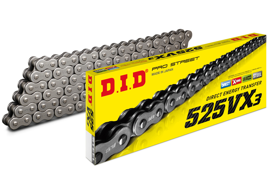 Corrente DID 525 VX3 x 122 R