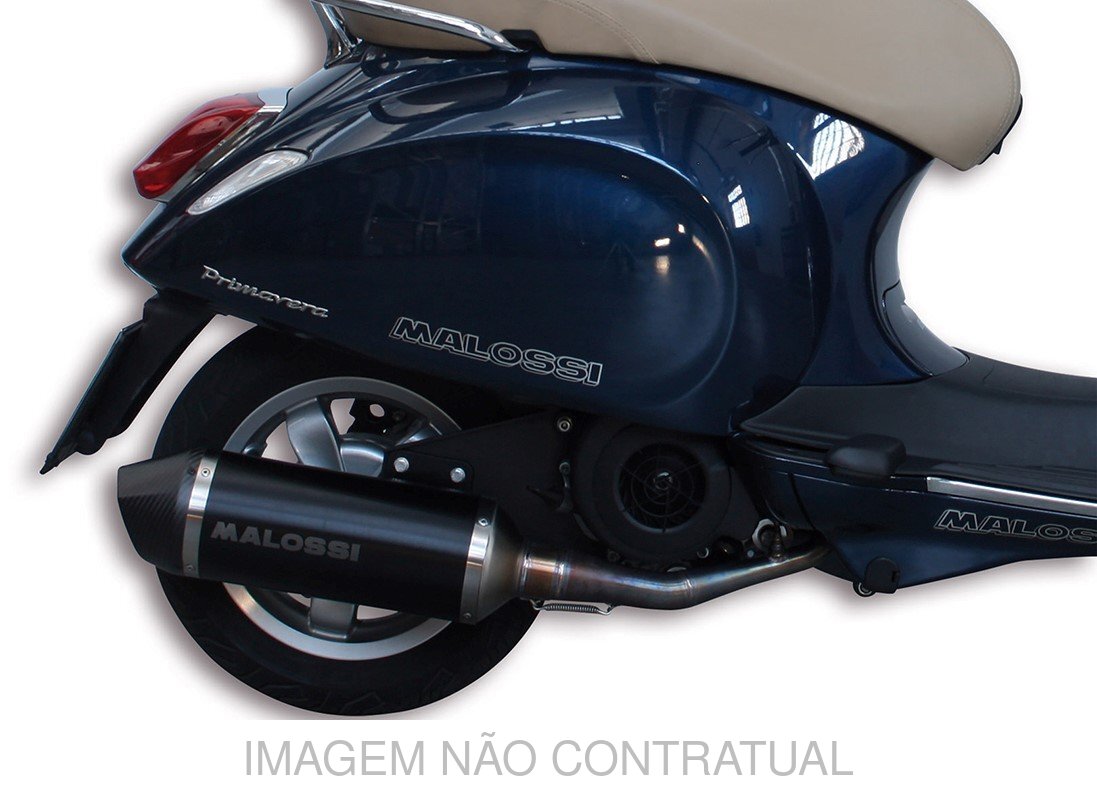 ESCAPE MALOSSI RX PRETO VESPA PRIMAVERA 3V 125 4T