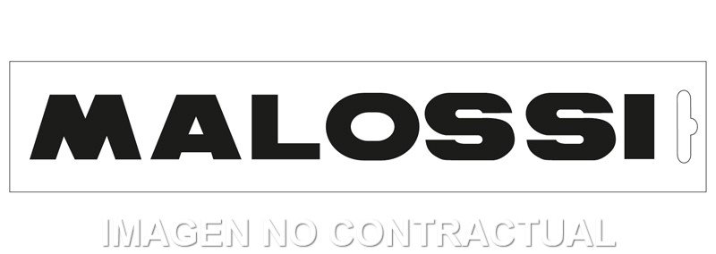 Adhesivo Malossi Preto 16,6 cm