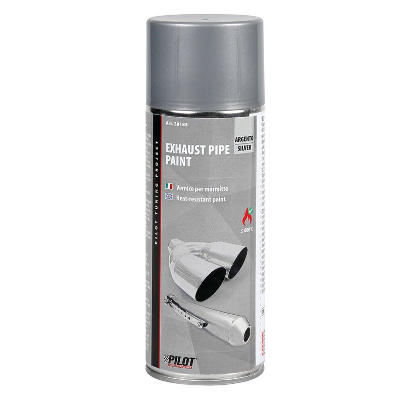 PINTURA EN SPRAY PARA SILENCIADORES LAMPA 400 ML PLATA