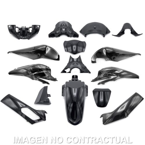 KIT PLASTICOS HERT HONDA PCX 125 15 PEÇAS NIGHTSTAR PEROLA