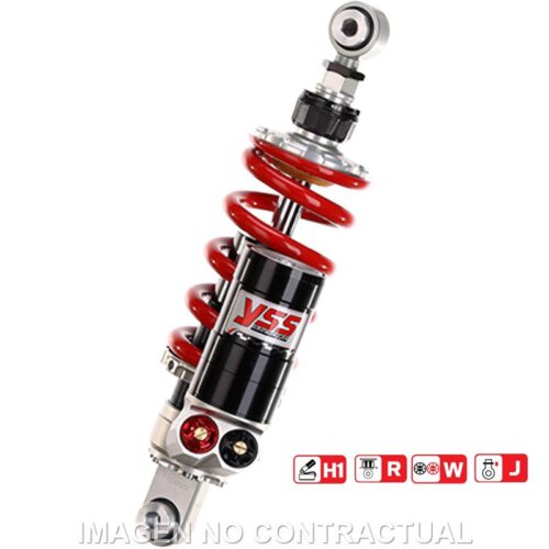 Amortecedor traseiro YSS Gas Top Line c/Botella inferior Kawasaki ZX10R
