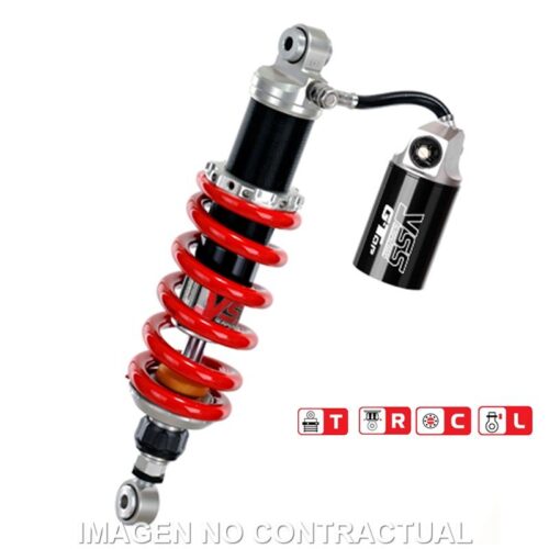 Amortecedor traseiro YSS Gas Top Line c/Botella con latiguillo KTM Duke 690