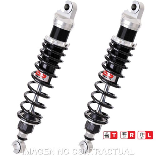 Jogo Amortecedores Traseiros YSS Gas Top Line Triumph Bonnevile 750