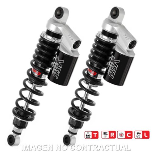 Jogo Amortecedores Traseiros YSS Gas Top Line c/Botella superior Honda CB 1000 Superfour