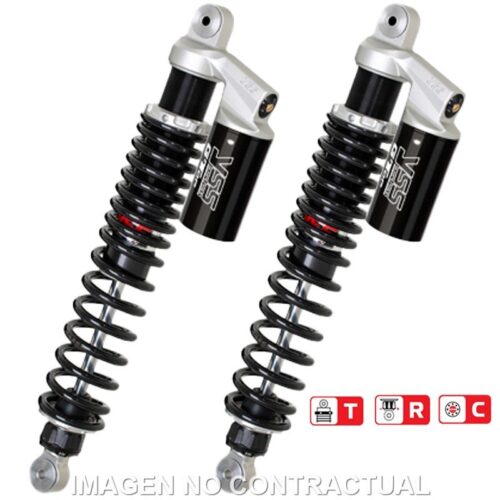 Jogo Amortecedores Traseiros YSS Gas Top Line c/Botella superior KTM MC 400