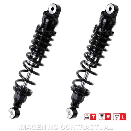 Jogo Amortecedores Traseiros YSS Black Edition Gas Top Line BMW R 100