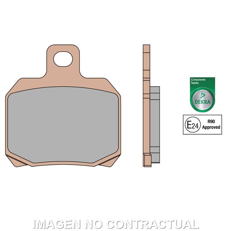 Pastilla Travão Malossi Brake Pads MHR SYNT Derbi 50