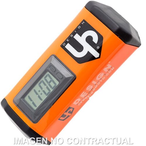 Protetor guiador Up design com reloj integrado cor laranja + capa preta