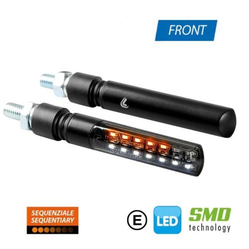 INTERMITENTES DE LED SECUENCIAL Y LUZ DE POSICIÓN DELANTERA LAMPA LINE-SQ 12V
