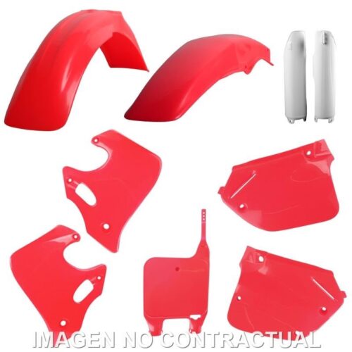 Kit completo de plásticos Polisport para Honda CR 125(93/94)/CR250(92/94) cor vermelho – branco (MX)