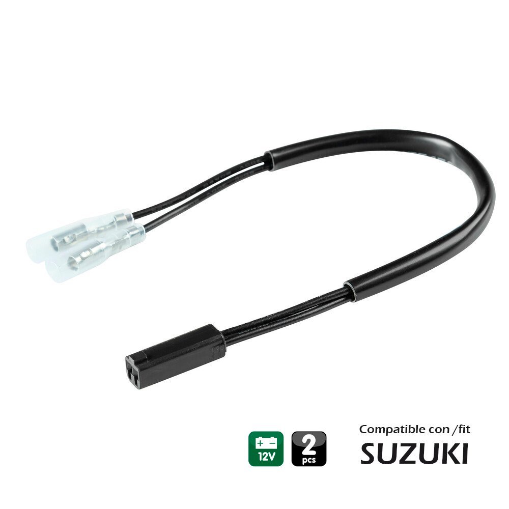 CONECTORES PARA INTERMITENTES LAMPA (2 UDS) COMPATIBLE PARA SUZUKI
