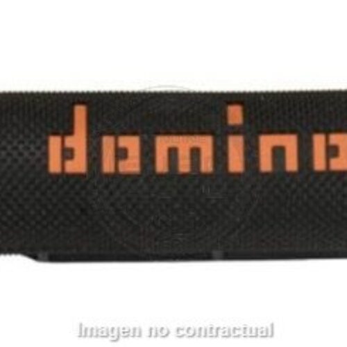 Punhos Domino OFF Road Preto – Laranja Cerrados D 22 mm L 118 mm