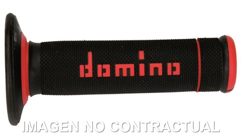 Punhos Domino OFF Road X-Treme Preto – Vermelho Cerrados D 22 mm L 118 mm