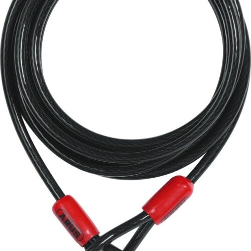 Cabo de aço Abus Cobra 10/500 Preto