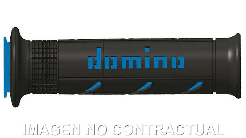 Punhos Domino XM2 Super soft Preto – Azul Abiertos D 22 mm L 120-125 mm