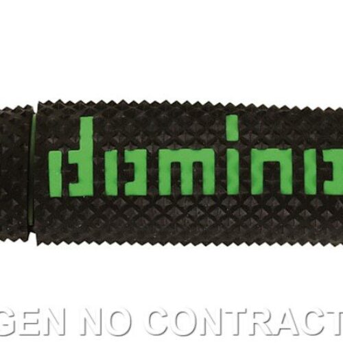 Punhos Domino DSH OFF Road Preto – Verde Cerrados D 22 mm L 120 mm