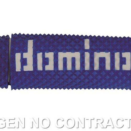 Punhos Domino DSH OFF Road Azul – Branco Cerrados D 22 mm L 120 mm