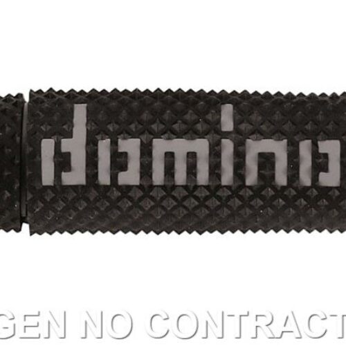 Punhos Domino DSH OFF Road Preto – Cinzento Cerrados D 22 mm L 120 mm