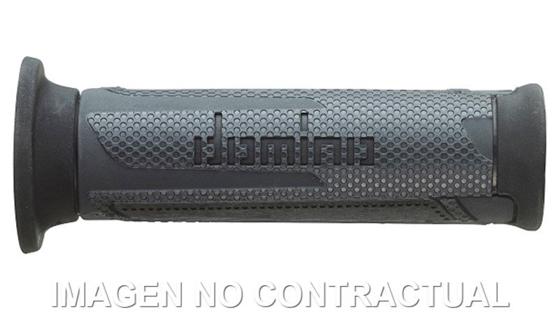 Punhos Domino Turismo Antracita-Preto Abiertos D 22 mm L 120 mm