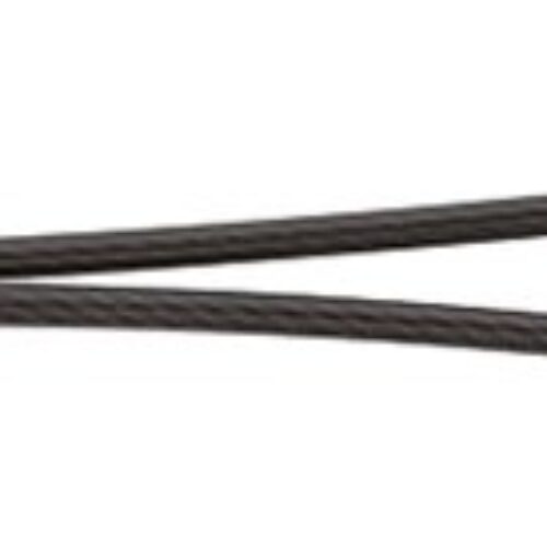 Cabo de aço Abus Cobra 5/75 Preto