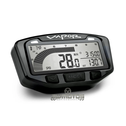 Velocímetro Trail Tech Vapor UTV/ATV C/ Sensor Água 22mm e 25mm