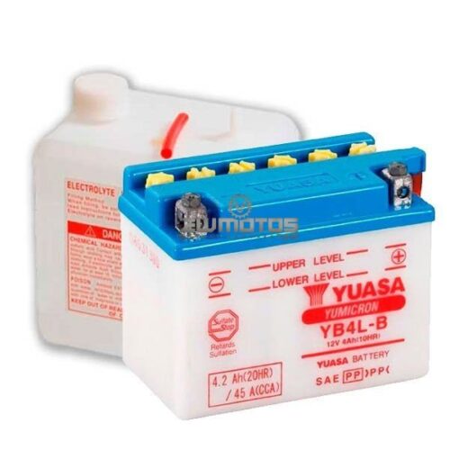 Bateria YB4L-B 12V, 4AH C/ Ácido – YUASA