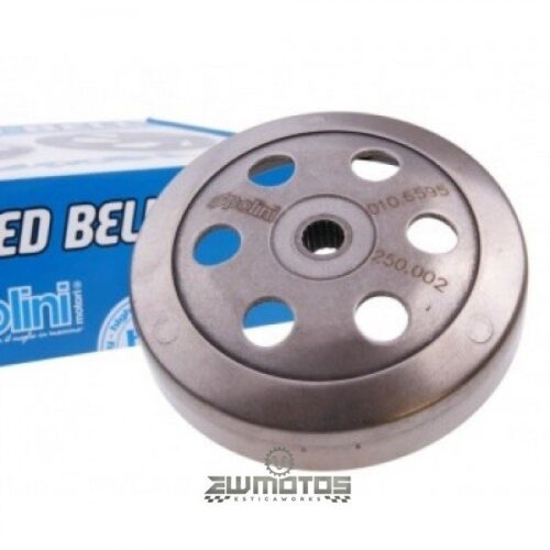 Campanula Embraiagem Polini D.107MM, BENELLI/ MBK BOOSTER/ YAMAHA AEROX, BWS/ MALAGUTI / APRILIA