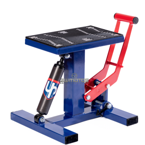 Cavalete Hidráulico Cross Azul/Vermelho