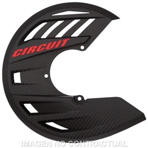 Protetor Disco Circuit Carbon-Vermelho
