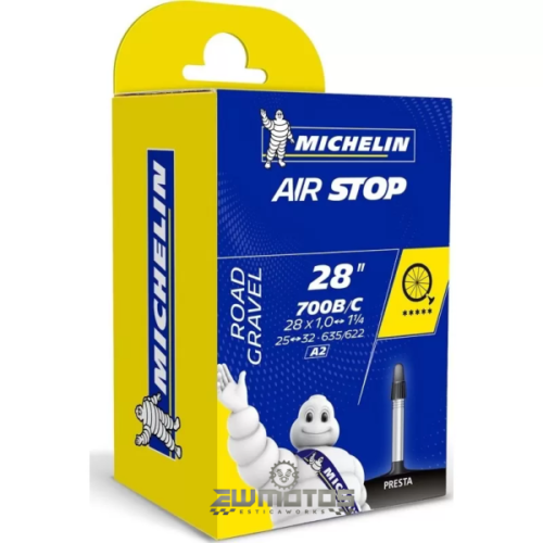 Câmara Ar 700×25/32c A1 Airstop Presta 40mm – Michelin