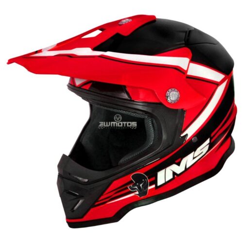 Capacete Ims Light UX-81 Vermelho – Tamanho 58/M